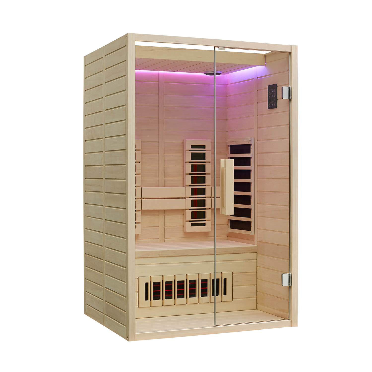 Инфракрасная сауна Mexda WS-1808 красный кедр 1000*1050*1900 (рис.1)